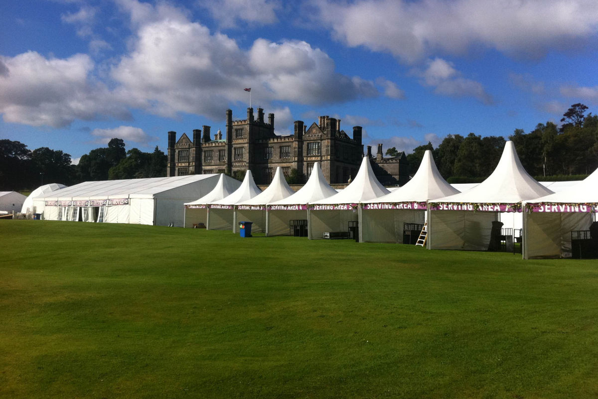 Corporate Hire - Food and dining tent