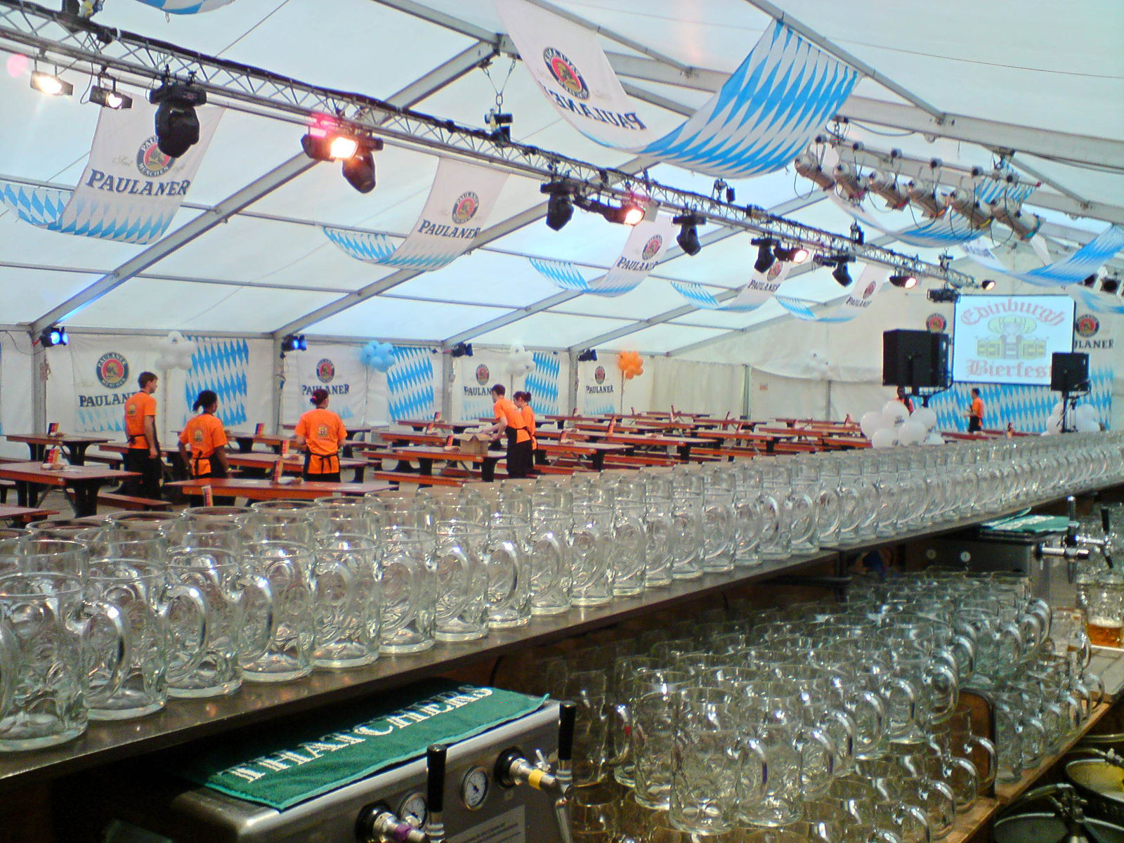 Sporting Hire - Beer Festival in 20m wide structure